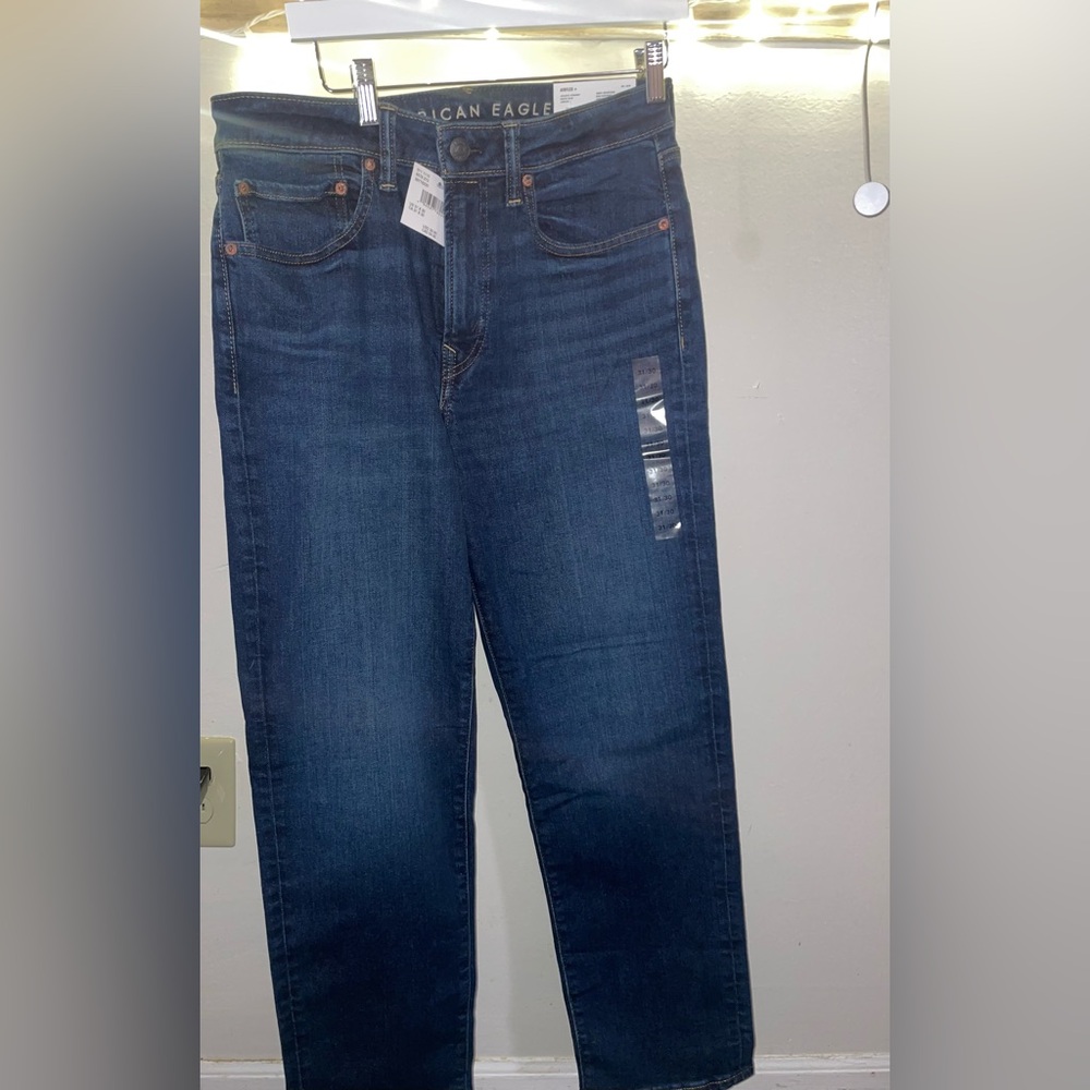 American Eagle Outfitters Dark Blue Straight Jeans